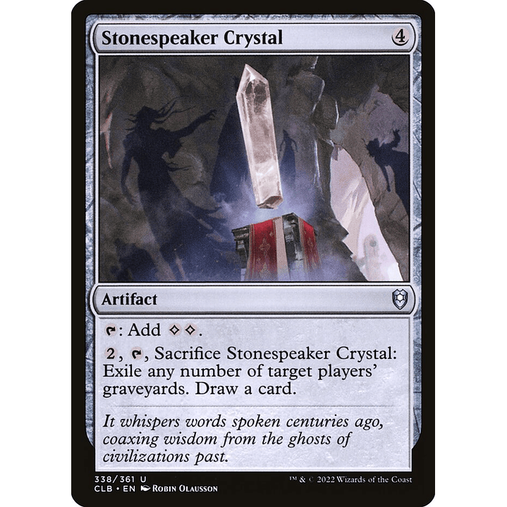 Stonespeaker Crystal (foil) | Español | NM | CLB 1