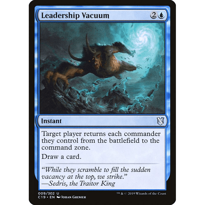 Leadership Vacuum | Español | NM | C19 1