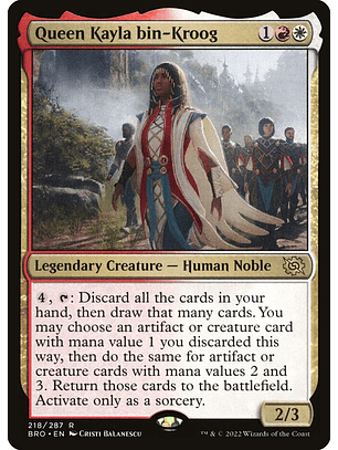 Queen Kayla bin-Kroog | Español | NM | BRO