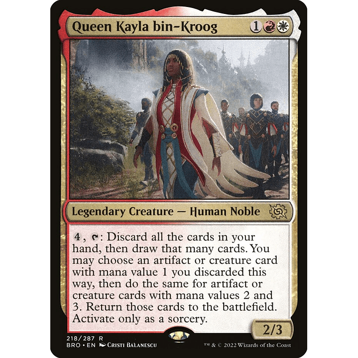 Queen Kayla bin-Kroog | Español | NM | BRO 1