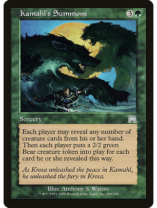 Kamahl's Summons (Retro Frame) | Español | VG | ONS