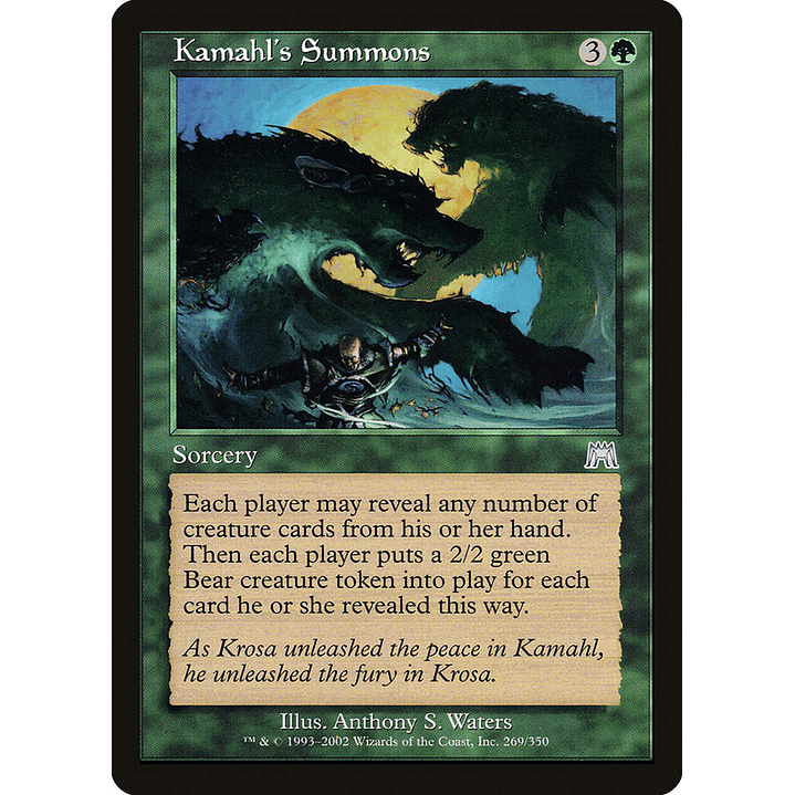 Kamahl's Summons (Retro Frame) | Español | VG | ONS 1