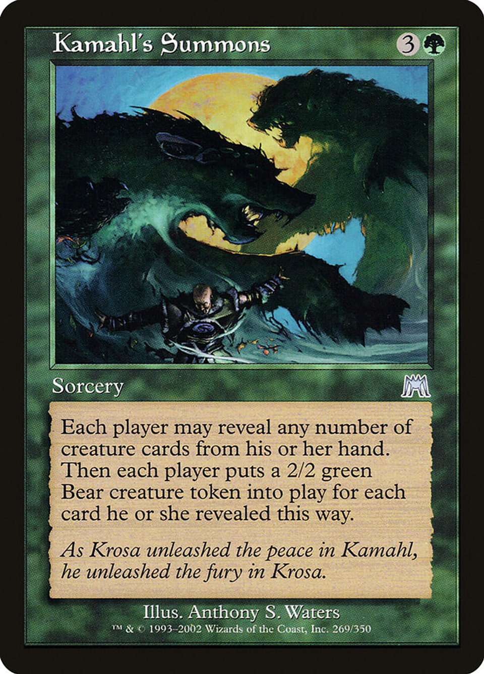 Kamahl's Summons (Retro Frame) | Español | VG | ONS 1