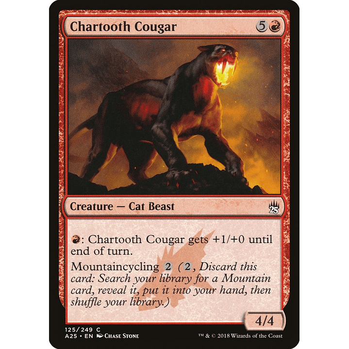 Chartooth Cougar | Inglés | NM | A25 1