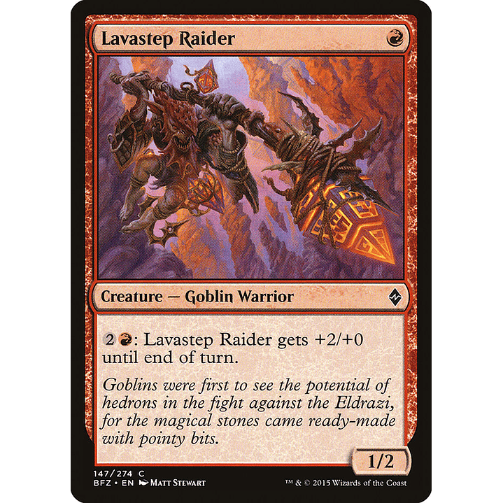 Lavastep Raider | Inglés | NM | BFZ 1