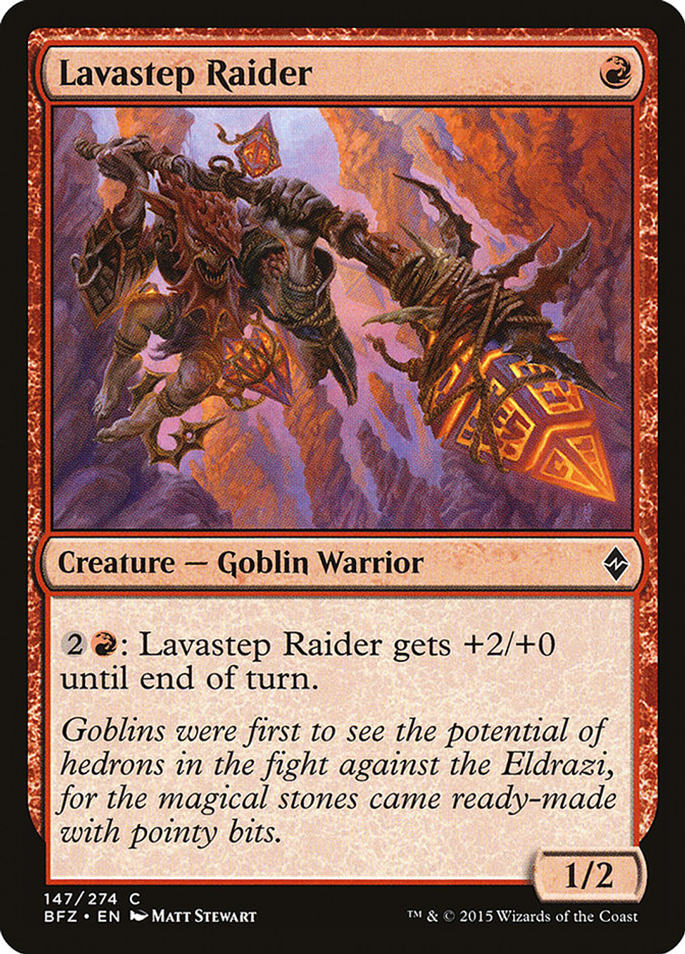 Lavastep Raider | Inglés | NM | BFZ 1