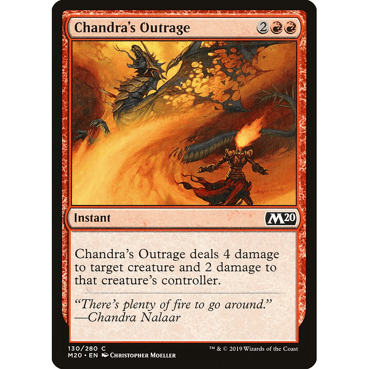 Chandra's Outrage | Inglés | NM | M20 1