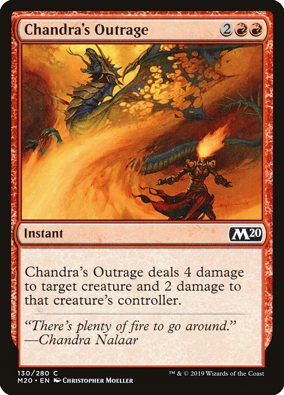 Chandra's Outrage | Inglés | NM | M20 1