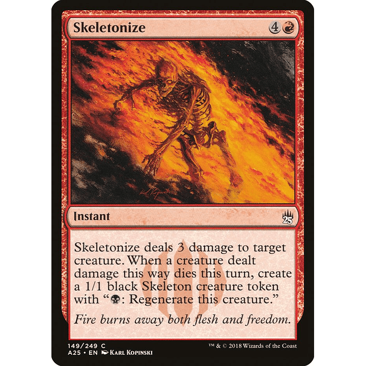 Skeletonize | Inglés | NM | A25 1