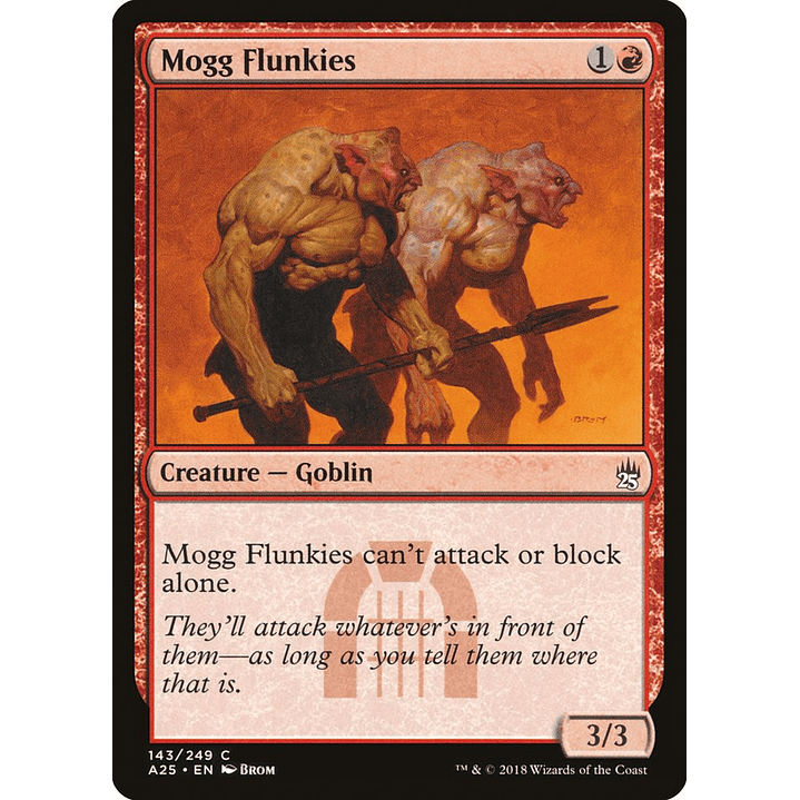 Mogg Flunkies (foil) | Inglés | NM | A25 1