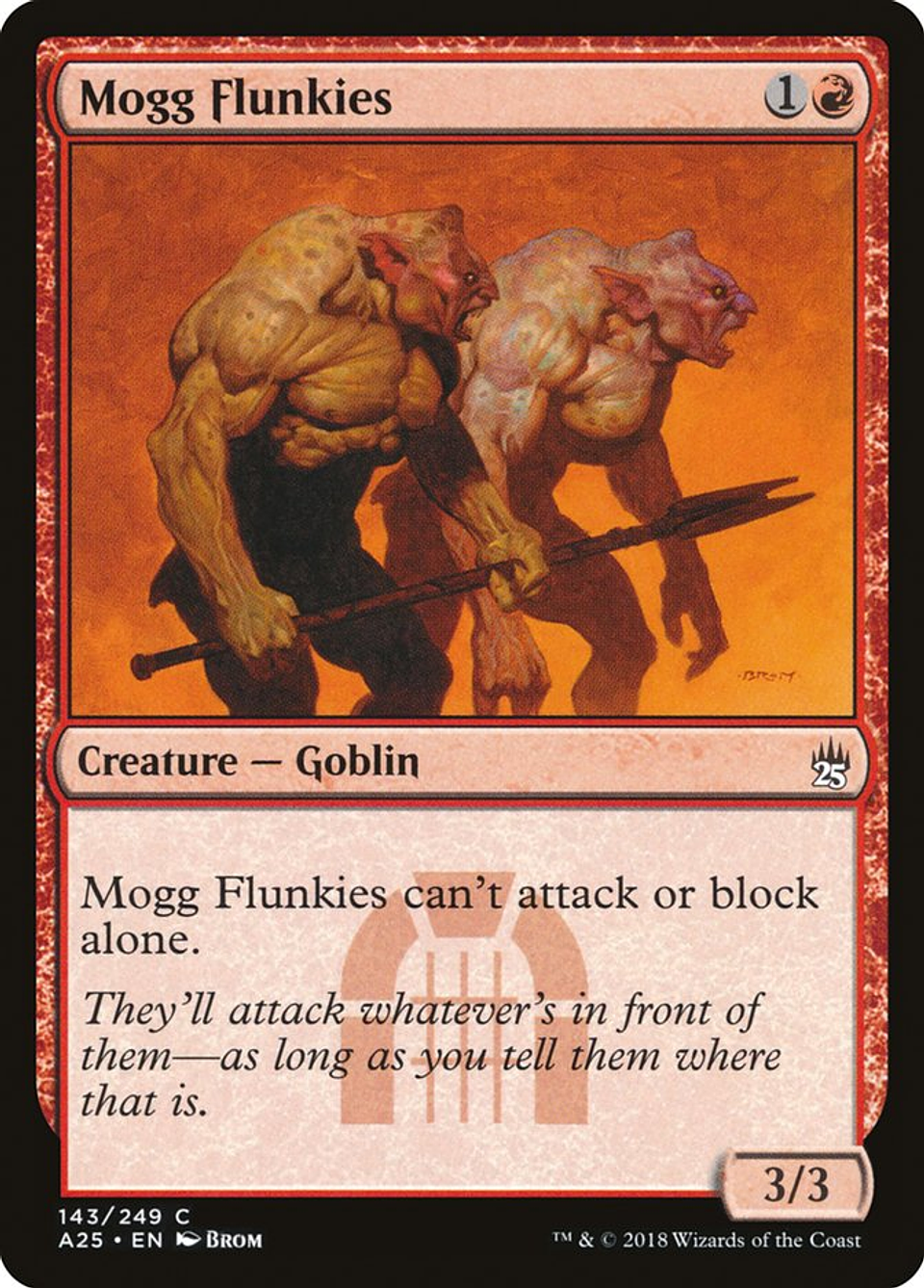 Mogg Flunkies (foil) | Inglés | NM | A25 1