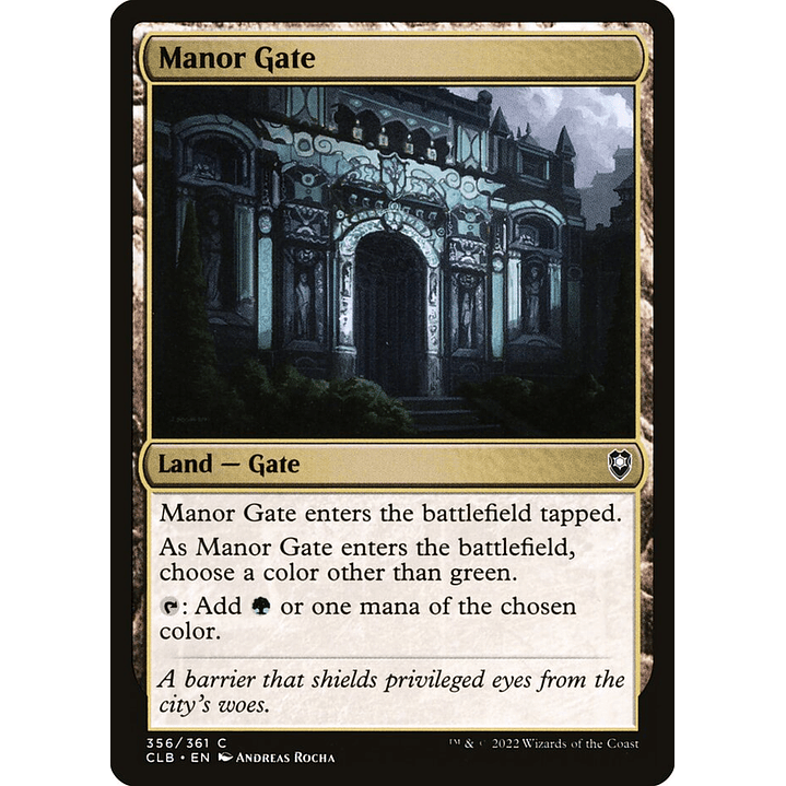 Manor Gate | Español | NM | CLB 1