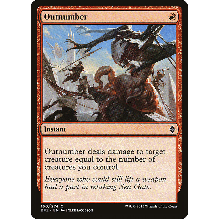 Outnumber | Inglés | NM | BFZ 1