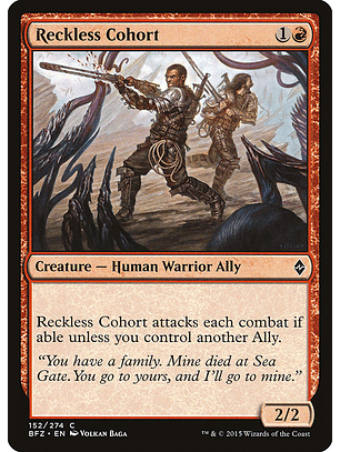 Reckless Cohort | Inglés | NM | BFZ