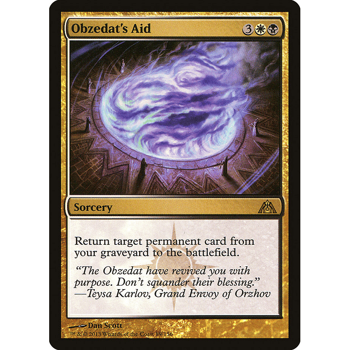 Obzedat's Aid | Español | EX | DGM 1