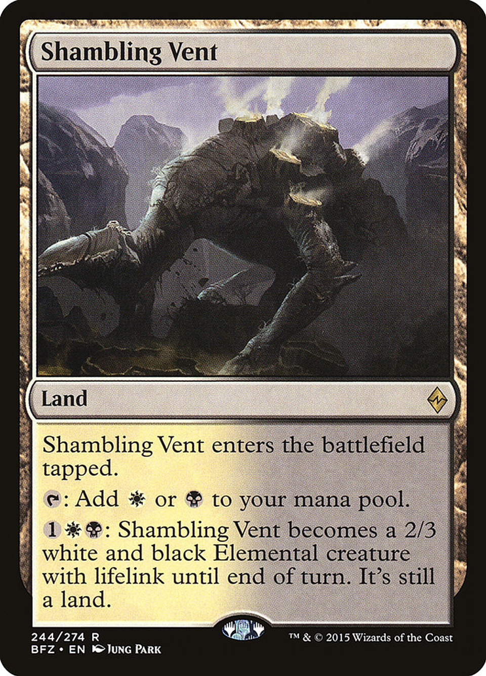 Shambling Vent | Español | NM | BFZ 1