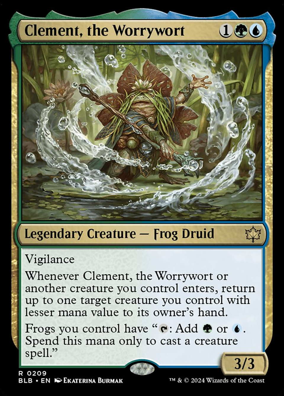 Clement, the Worrywort | Español | NM | BLB 1