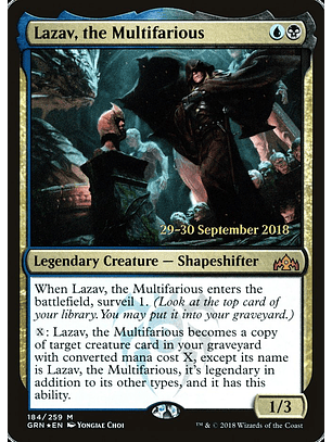 Lazav, the Multifarious (Launch foil) | Español | NM | PGRN