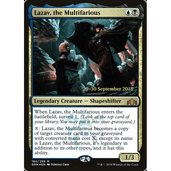 Lazav, the Multifarious (Launch foil) | Español | NM | PGRN 1