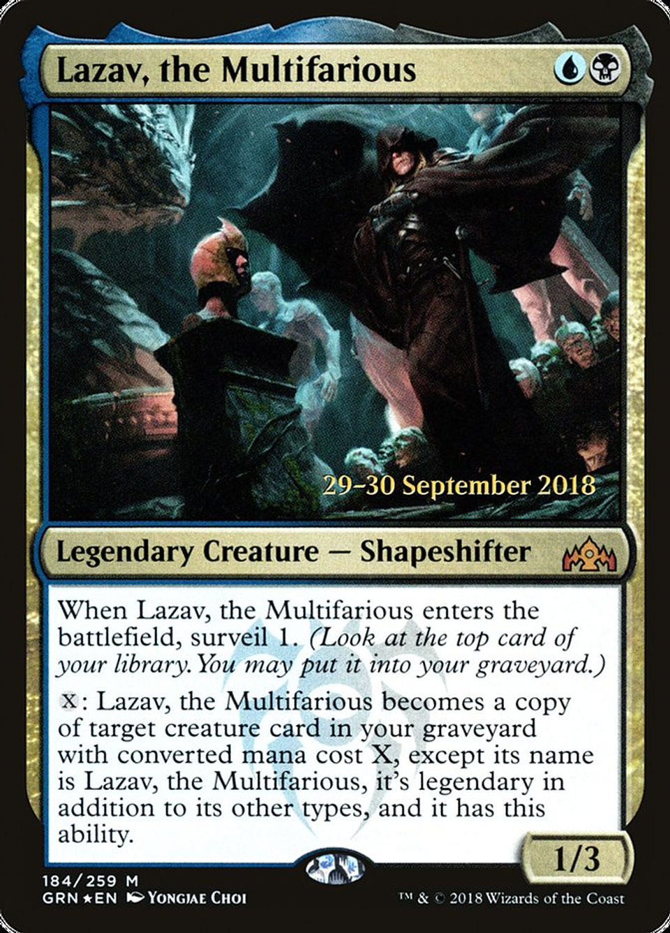 Lazav, the Multifarious (Launch foil) | Español | NM | PGRN 1