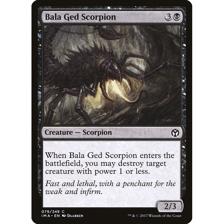 Bala Ged Scorpion (foil) | Inglés | NM | IMA 1