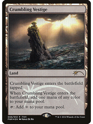 Crumbling Vestige (foil) | Español | EX | F16