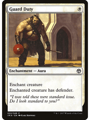 Guard Duty (foil) | Inglés | NM | IMA