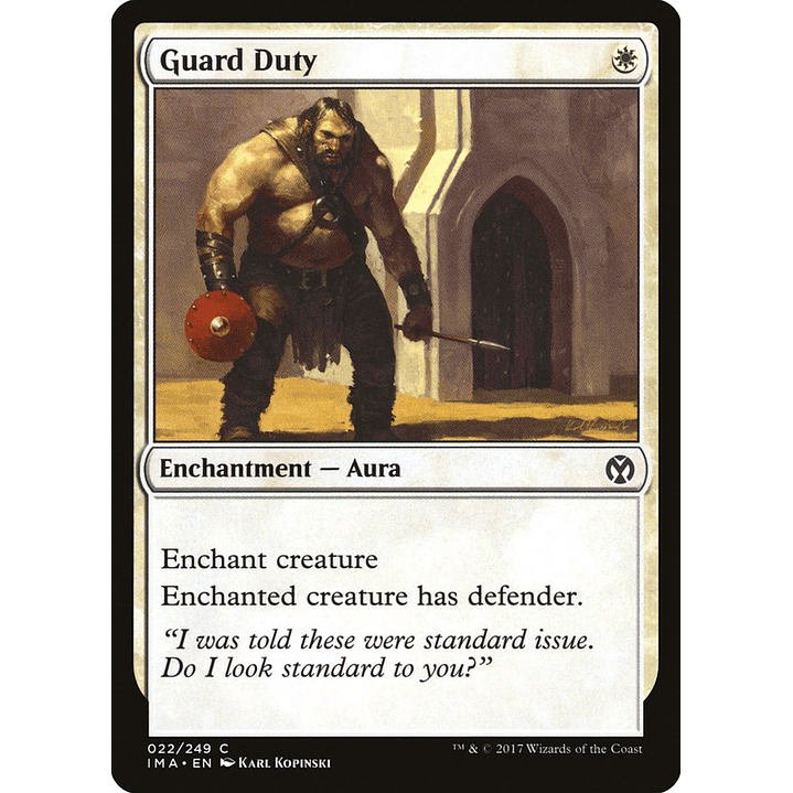 Guard Duty (foil) | Inglés | NM | IMA 1