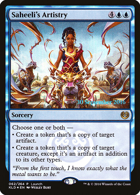 Saheeli's Artistry (foil) | Español | EX | PKLD