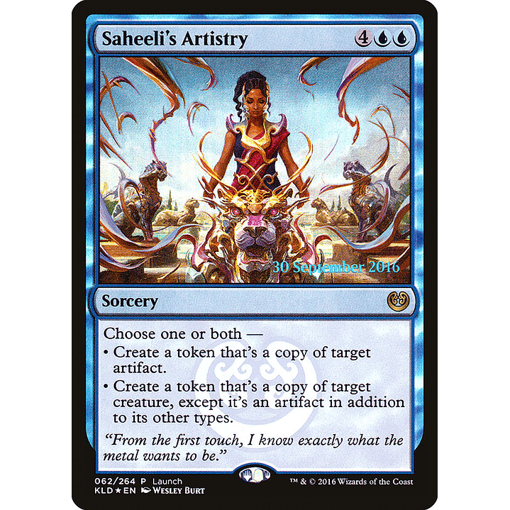 Saheeli's Artistry (foil) | Español | EX | PKLD 1
