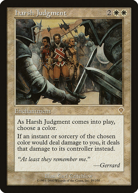 Harsh Judgment (Retro Frame) | Español | EX | INV