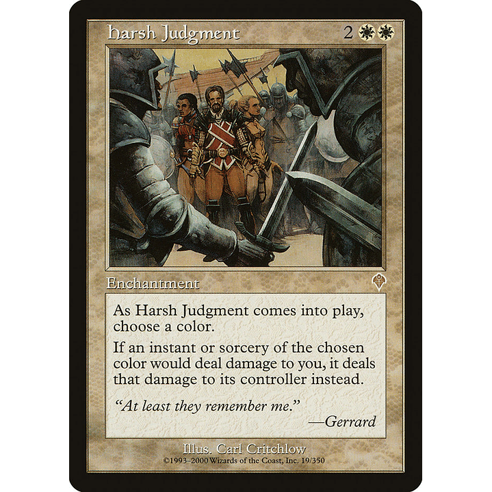 Harsh Judgment (Retro Frame) | Español | EX | INV 1