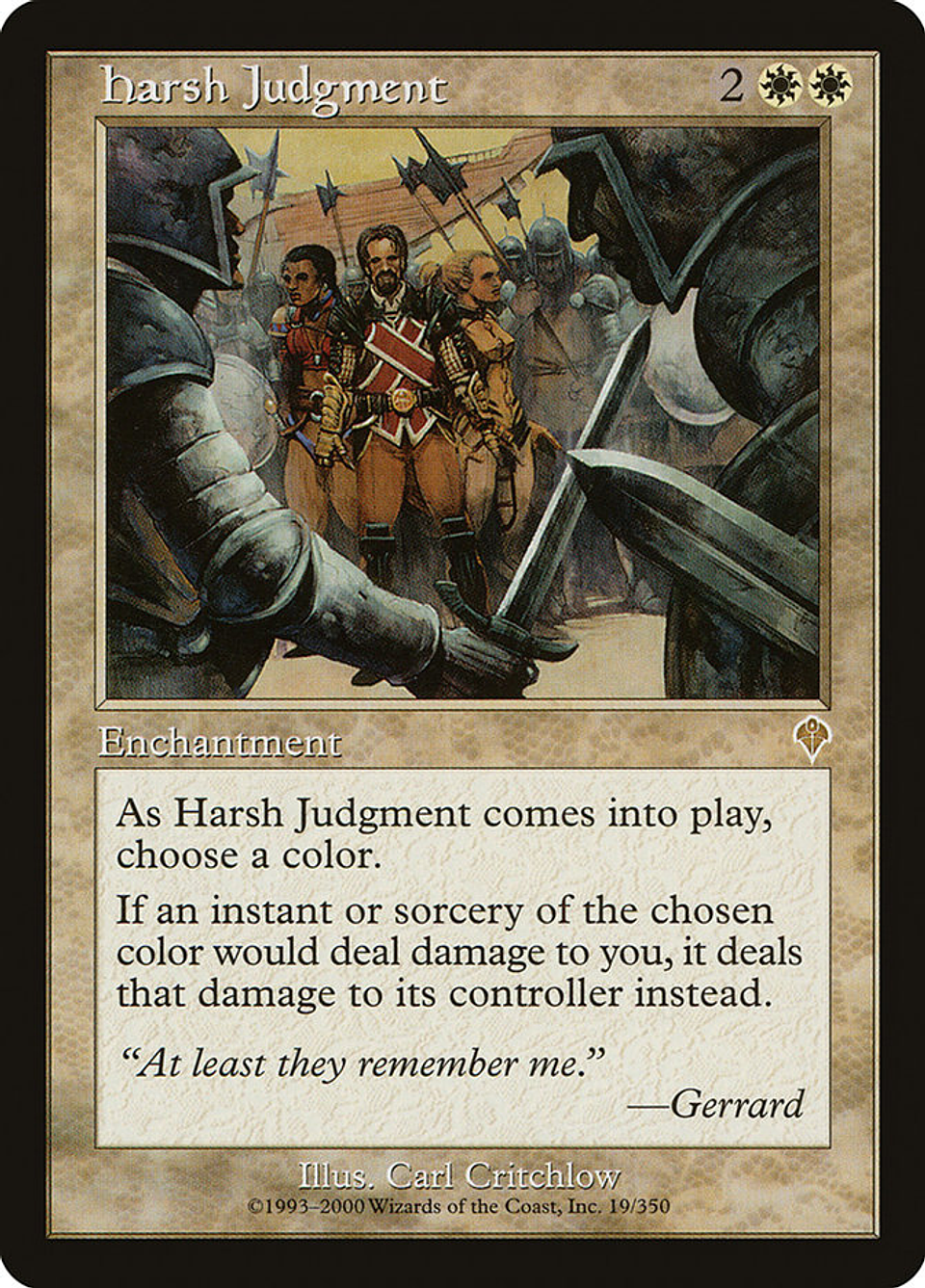 Harsh Judgment (Retro Frame) | Español | EX | INV 1