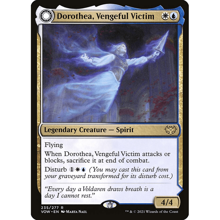 Dorothea, Vengeful Victim // Dorothea's Retribution | Español | NM | VOW 1