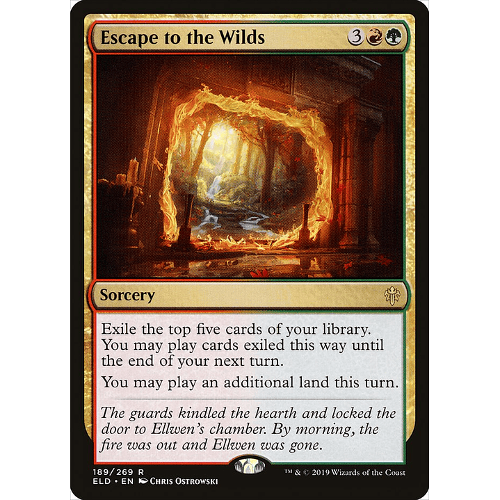 Escape to the Wilds (foil) | Español | NM | ELD 1