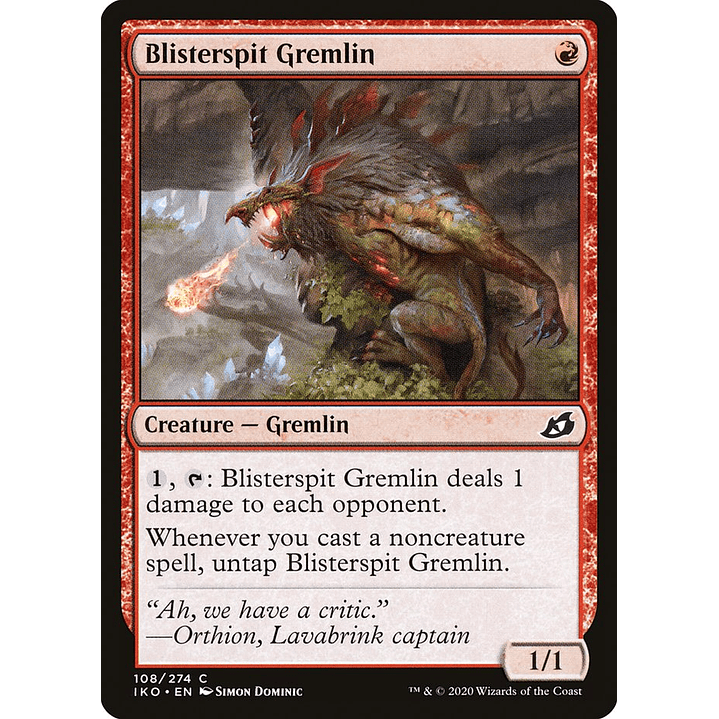 Blisterspit Gremlin | Inglés | NM | IKO 1