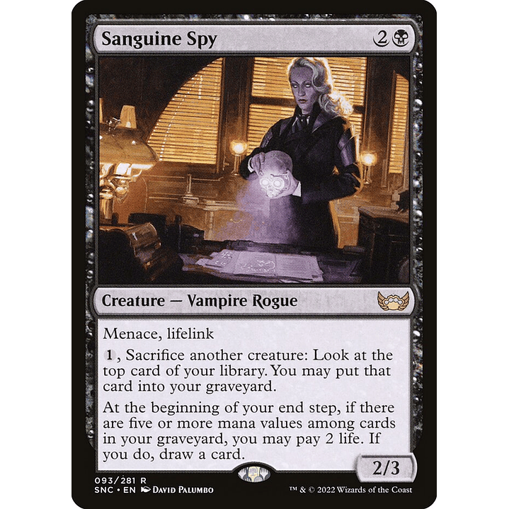 Sanguine Spy | Español | NM | SNC 1