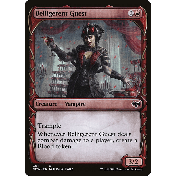 Belligerent Guest (Showcase) | Inglés | NM | VOW 1