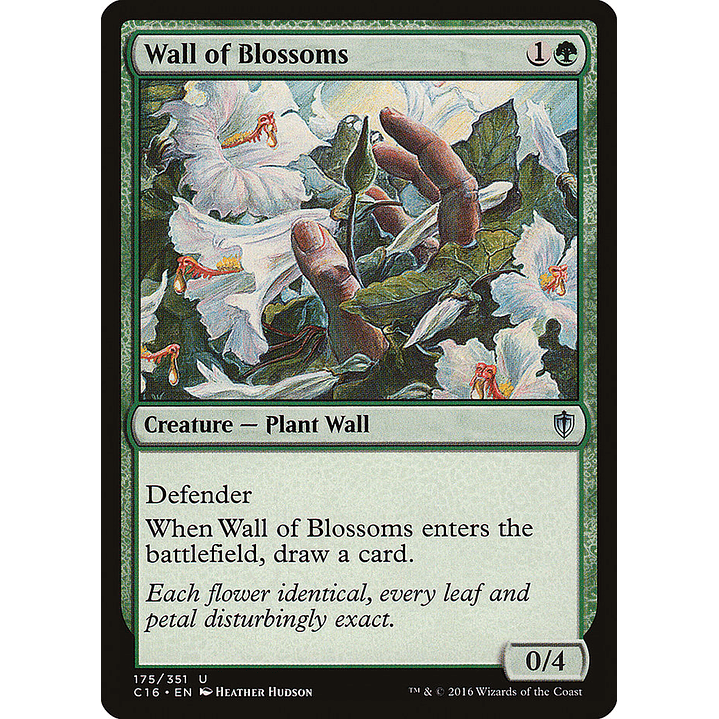 Wall of Blossoms | Español | NM | C16 1