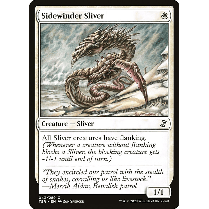 Sidewinder Sliver | Inglés | NM | TSR 1
