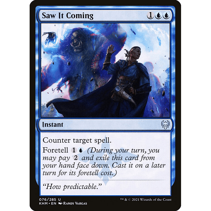 Saw It Coming | Español | NM | KHM 1