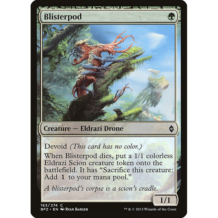 Blisterpod | Inglés | NM | BFZ 1