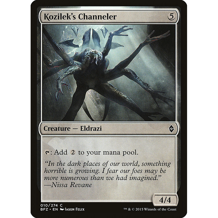 Kozilek's Channeler | Inglés | NM | BFZ 1
