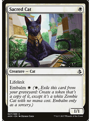 Sacred Cat | Español | NM | AKH