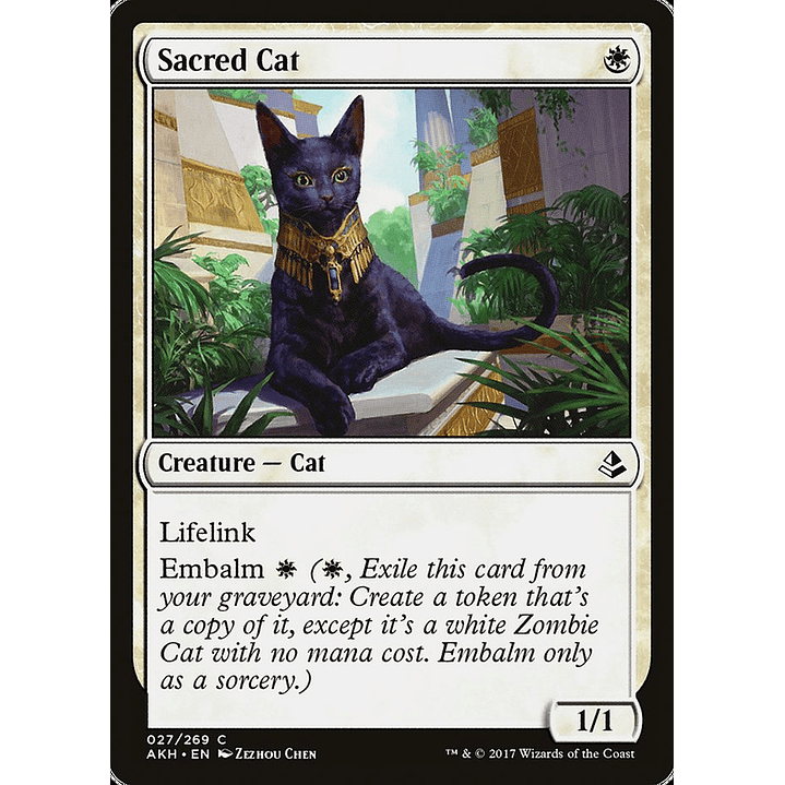 Sacred Cat | Español | NM | AKH 1