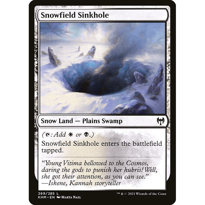 Snowfield Sinkhole | Español | NM | KHM 1
