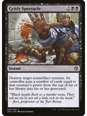 Grisly Spectacle | Inglés | NM | IMA