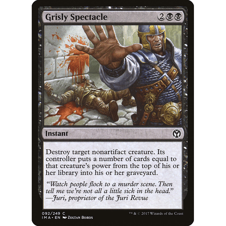 Grisly Spectacle | Inglés | NM | IMA 1