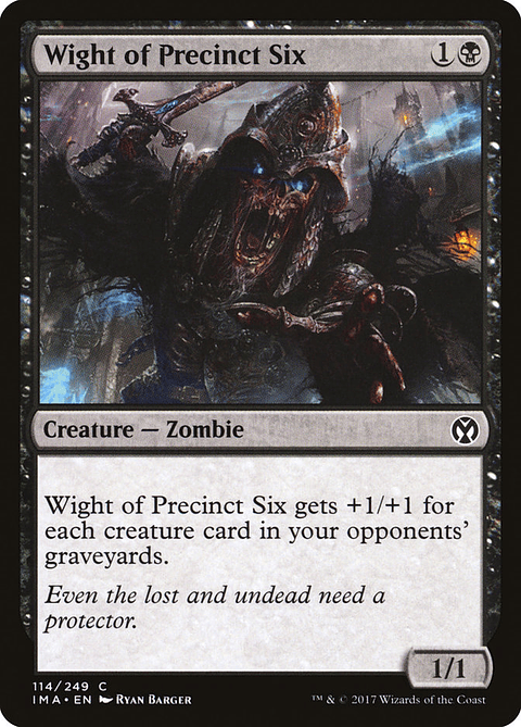 Wight of Precinct Six | Inglés | NM | IMA