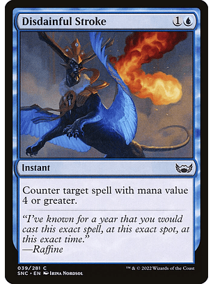 Disdainful Stroke | Inglés | NM | SNC